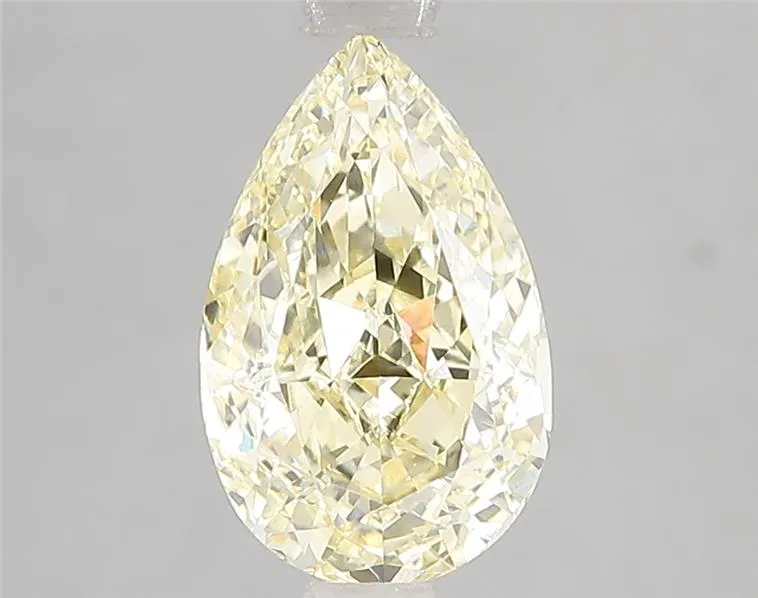 2.08ct Pear Lab Grown Diamond (Colour Fancy Yellow, Clarity VVS1, IGI Certified)