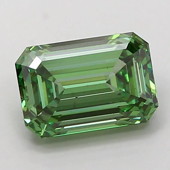 2.10ct Emerald Lab Grown Diamond (Colour Fancy Vivid Green, Clarity VS2, IGI Certified)