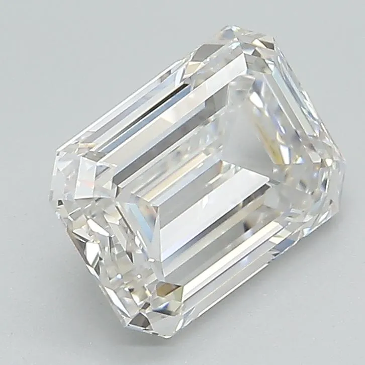 2.10ct Emerald Lab Grown Diamond (Colour G, Clarity VVS1, GIA Certified)