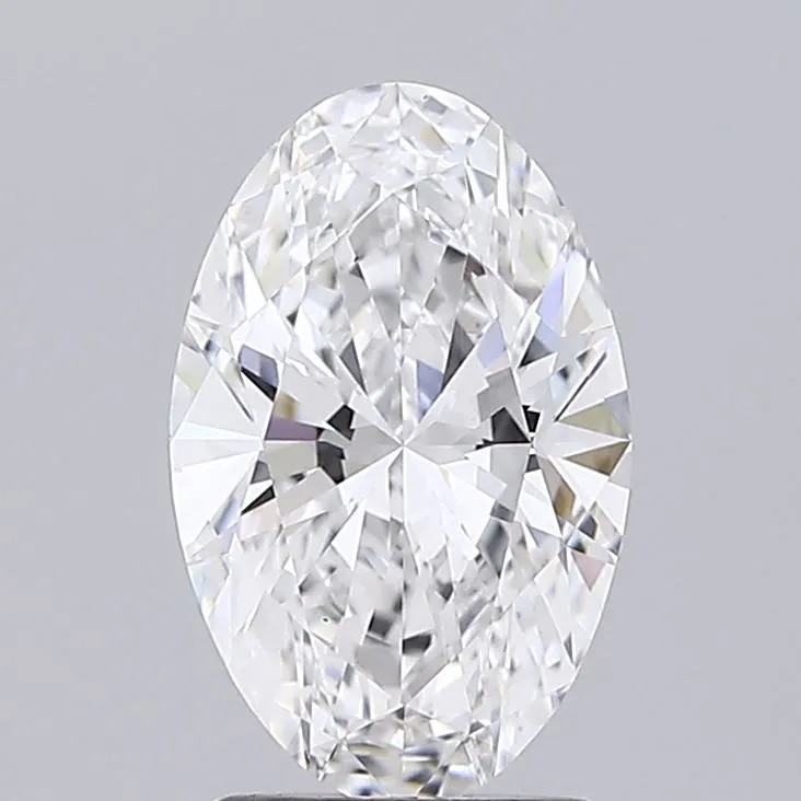 2.10ct Oval Lab Grown Diamond (Colour D, Clarity VS1, IGI Certified)