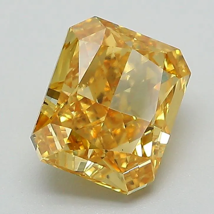 2.12ct Radiant Lab Grown Diamond (Colour Fancy Vivid Yellow, Clarity VS1, IGI Certified)