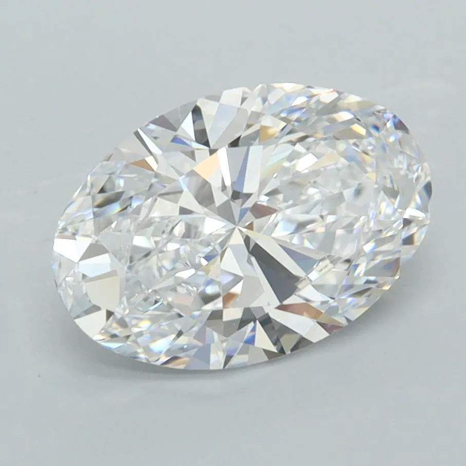2.13ct Oval Lab Grown Diamond (Colour D, Clarity VVS1, Cut EX, GCAL Certified)