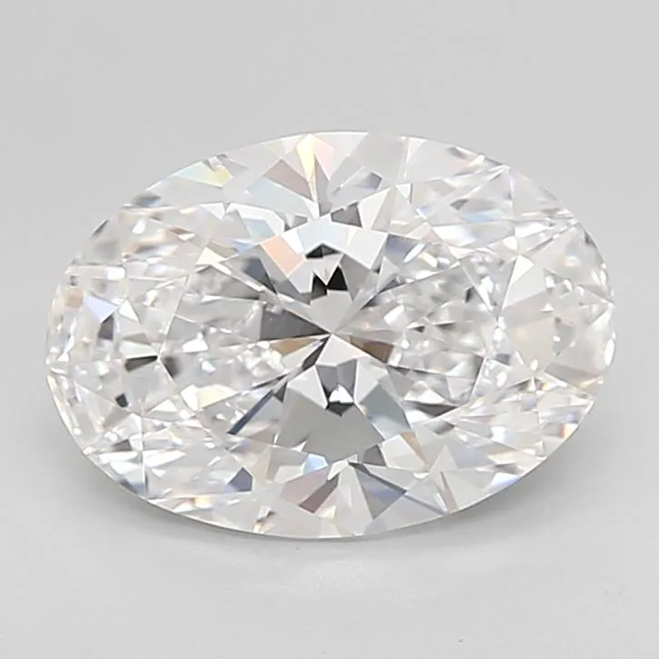 2.25ct Oval Lab Grown Diamond (Colour D, Clarity IF, Cut EX, IGI Certified)