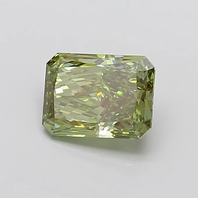 2.26ct Radiant Lab Grown Diamond (Colour Fancy Vivid Green, Clarity VVS2, IGI Certified)