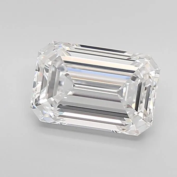 2.28ct Emerald Lab Grown Diamond (Colour D, Clarity IF, Cut EX, IGI Certified)