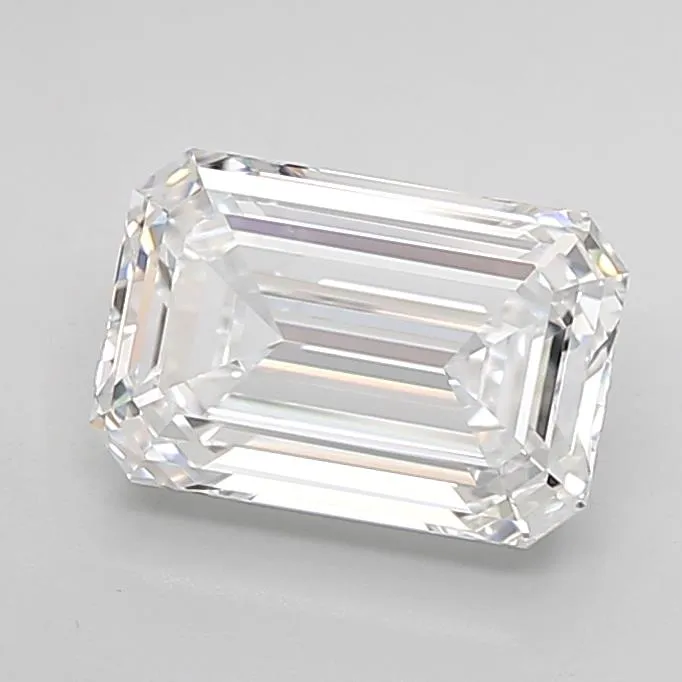 2.33ct Emerald Lab Grown Diamond (Colour D, Clarity IF, Cut EX, IGI Certified)
