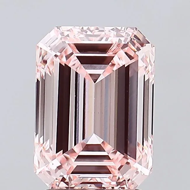 2.38ct Emerald Lab Grown Diamond (Colour Fancy Intense Pink, Clarity VVS2, IGI Certified)