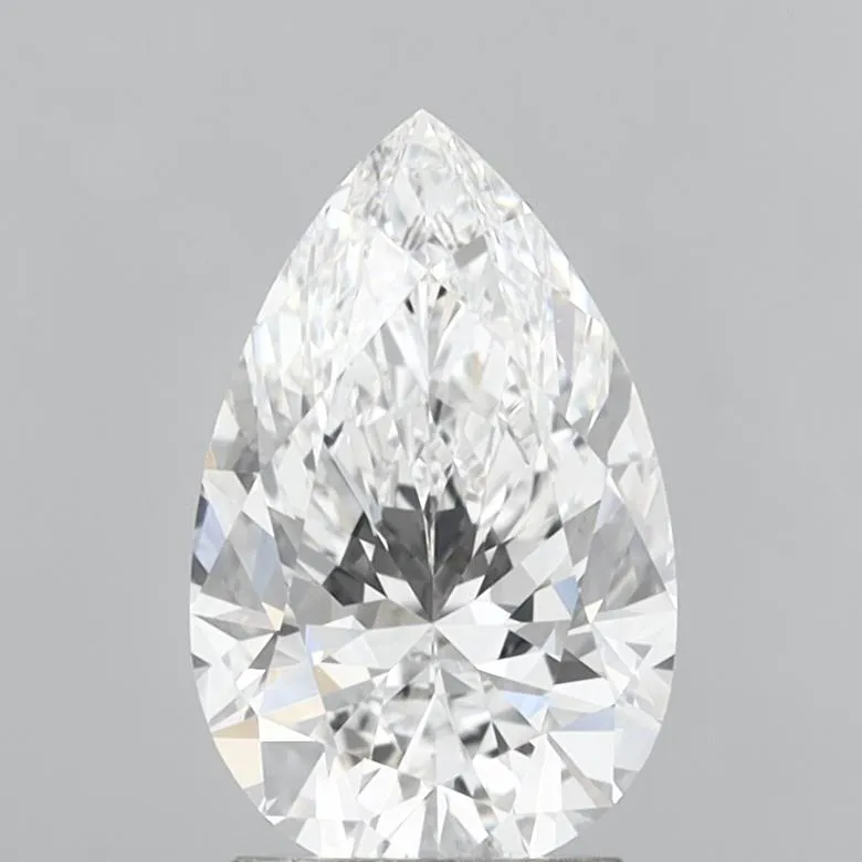 2.45ct Pear Lab Grown Diamond (Colour D, Clarity VVS1, IGI Certified)