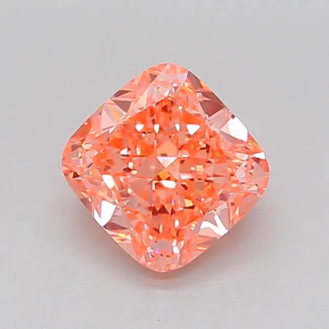 2.50ct Cushion modified Lab Grown Diamond (Colour Fancy Vivid Pink, Clarity VVS2, IGI Certified)