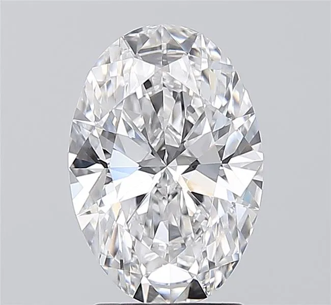2.50ct Oval Lab Grown Diamond (Colour E, Clarity VVS2, IGI Certified)