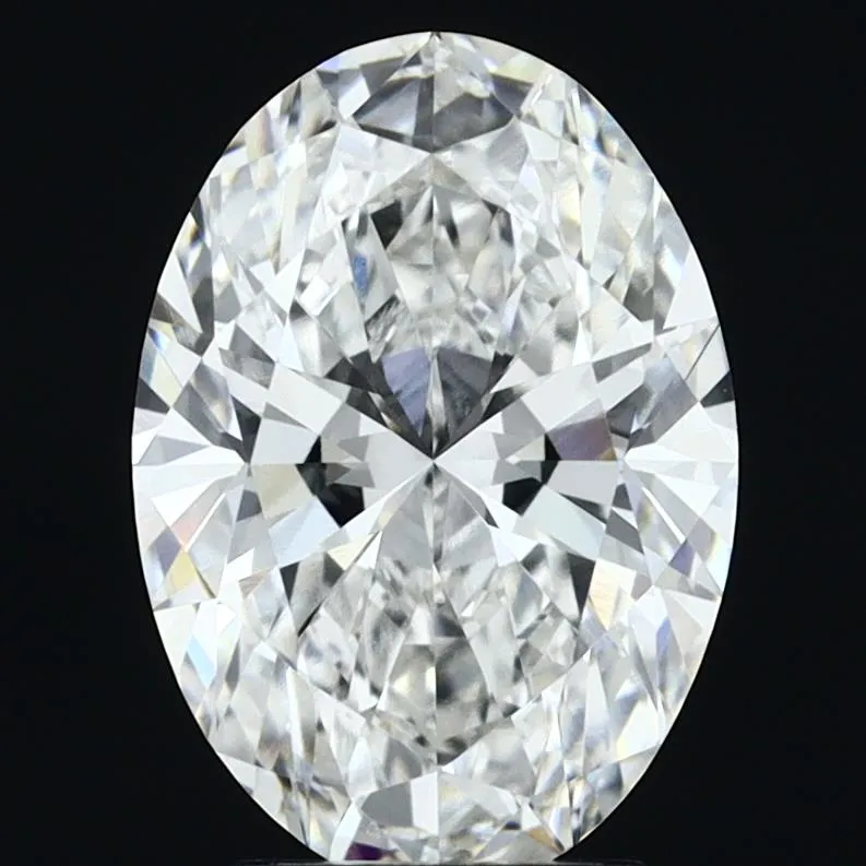 2.50ct Oval Lab Grown Diamond (Colour F, Clarity VVS2, IGI Certified)