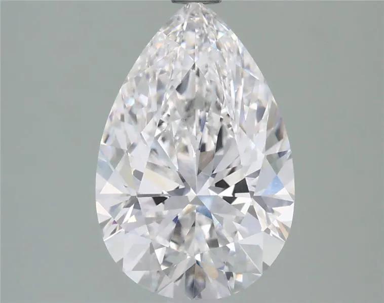 2.53ct Pear Lab Grown Diamond (Colour E, Clarity VVS2, IGI Certified)