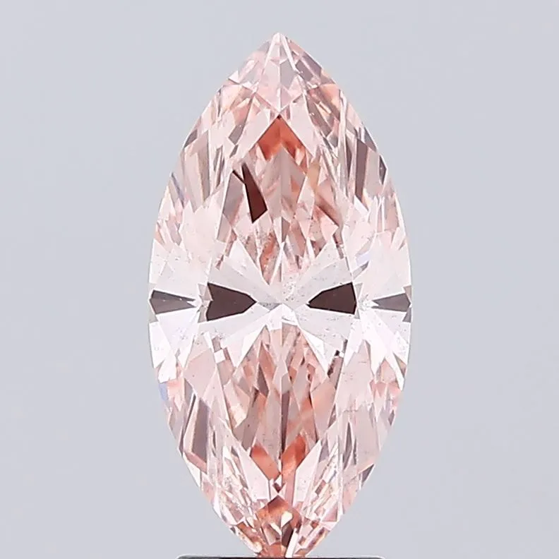 2.54ct Marquise Lab Grown Diamond (Colour Fancy Intense Pink, Clarity VS2, IGI Certified)