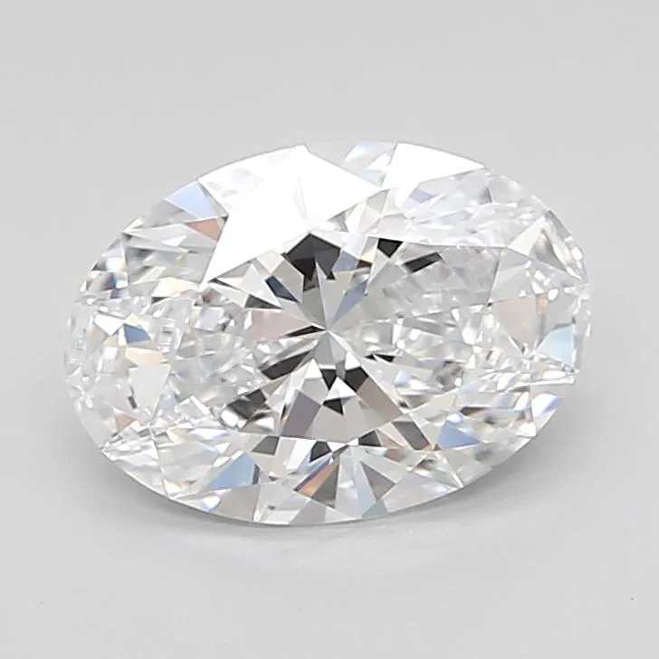 2.55ct Oval Lab Grown Diamond (Colour D, Clarity VVS1, IGI Certified)