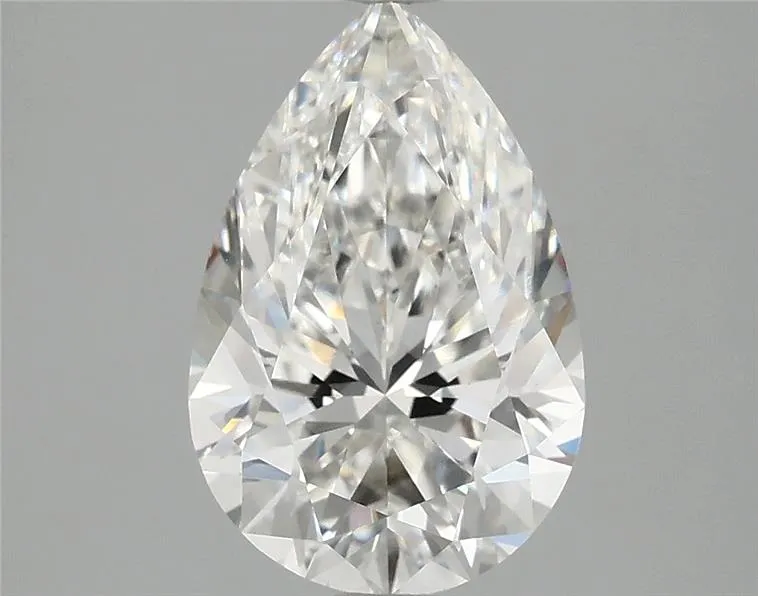 2.72ct Pear Lab Grown Diamond (Colour F, Clarity VVS2, IGI Certified)