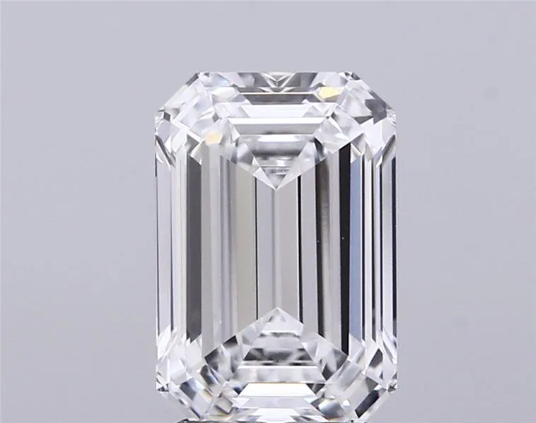 2.73ct Emerald Lab Grown Diamond (Colour D, Clarity VVS1, IGI Certified)