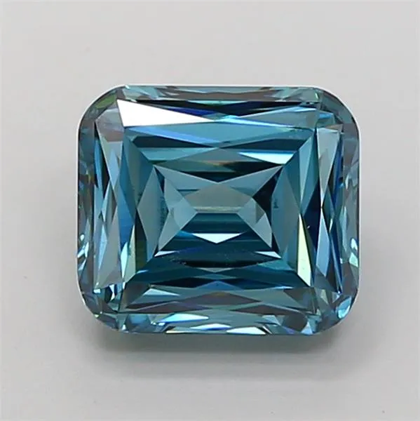 2.74ct Cushion modified Lab Grown Diamond (Colour Fancy Vivid Blue, Clarity VS1, IGI Certified)