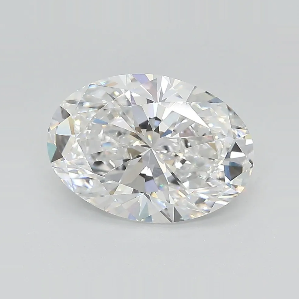 2.74ct Oval Lab Grown Diamond (Colour D, Clarity VVS1, IGI Certified)