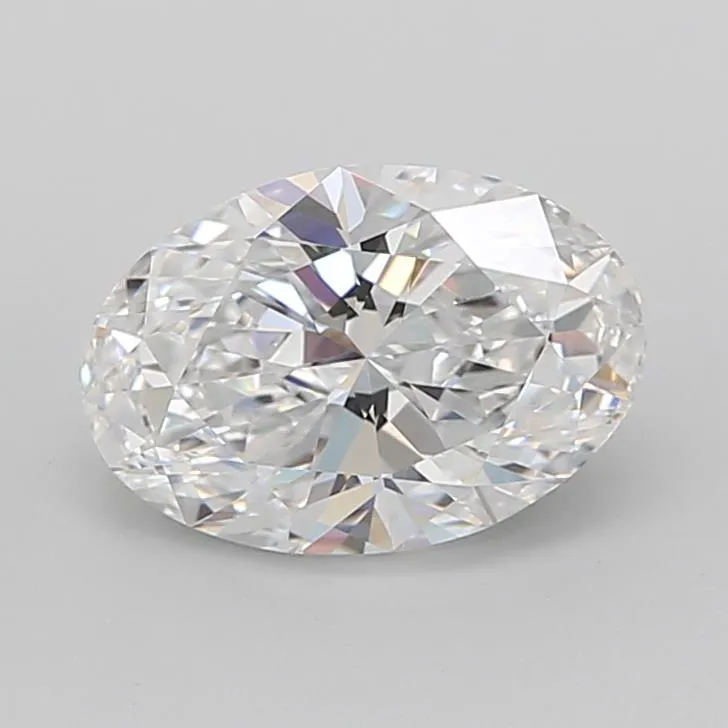 2.76ct Oval Lab Grown Diamond (Colour D, Clarity IF, Cut EX, IGI Certified)