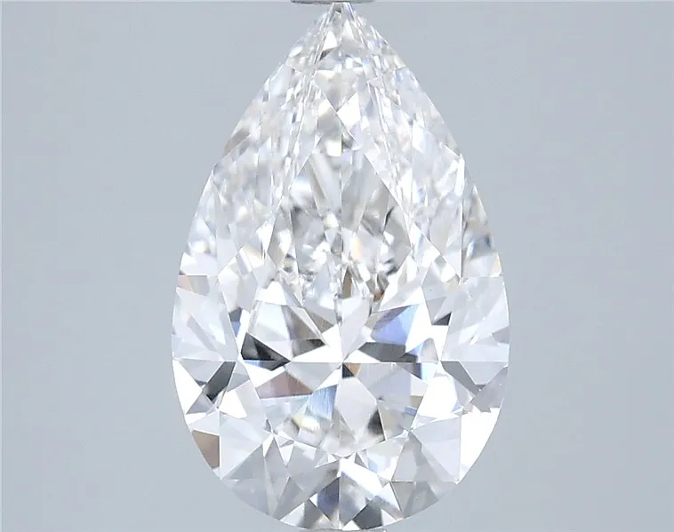 2.77ct Pear Lab Grown Diamond (Colour F, Clarity VVS2, GIA Certified)
