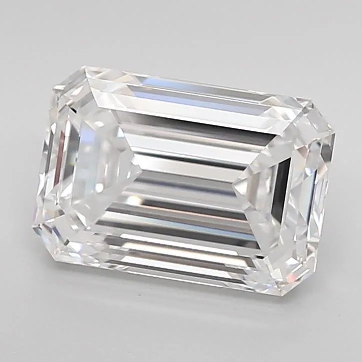 2.81ct Emerald Lab Grown Diamond (Colour D, Clarity VVS1, Cut EX, IGI Certified)