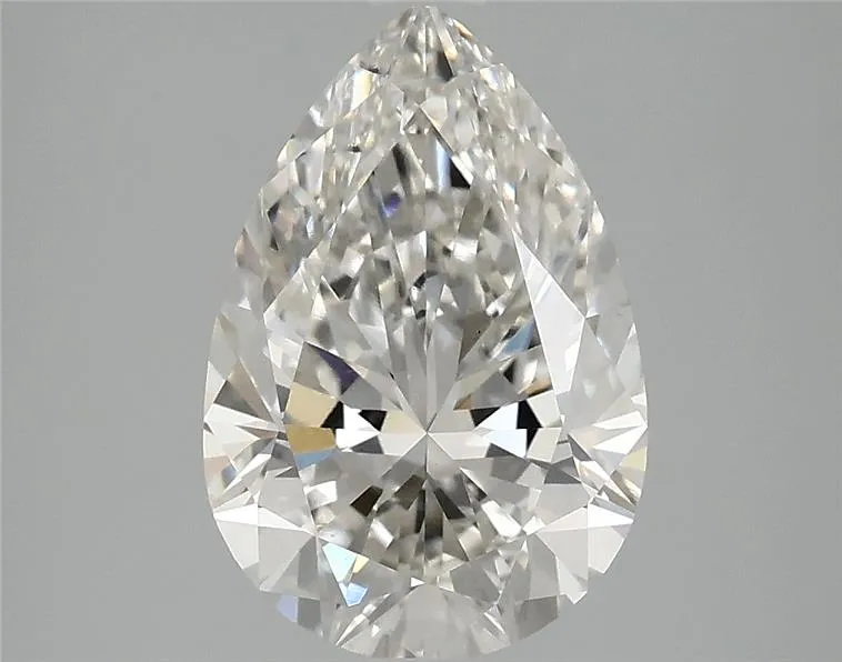2.84ct Pear Lab Grown Diamond (Colour G, Clarity VS2, IGI Certified)