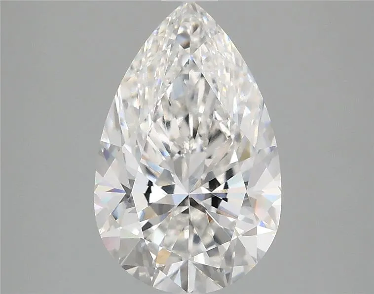 2.86ct Pear Lab Grown Diamond (Colour F, Clarity VVS1, IGI Certified)