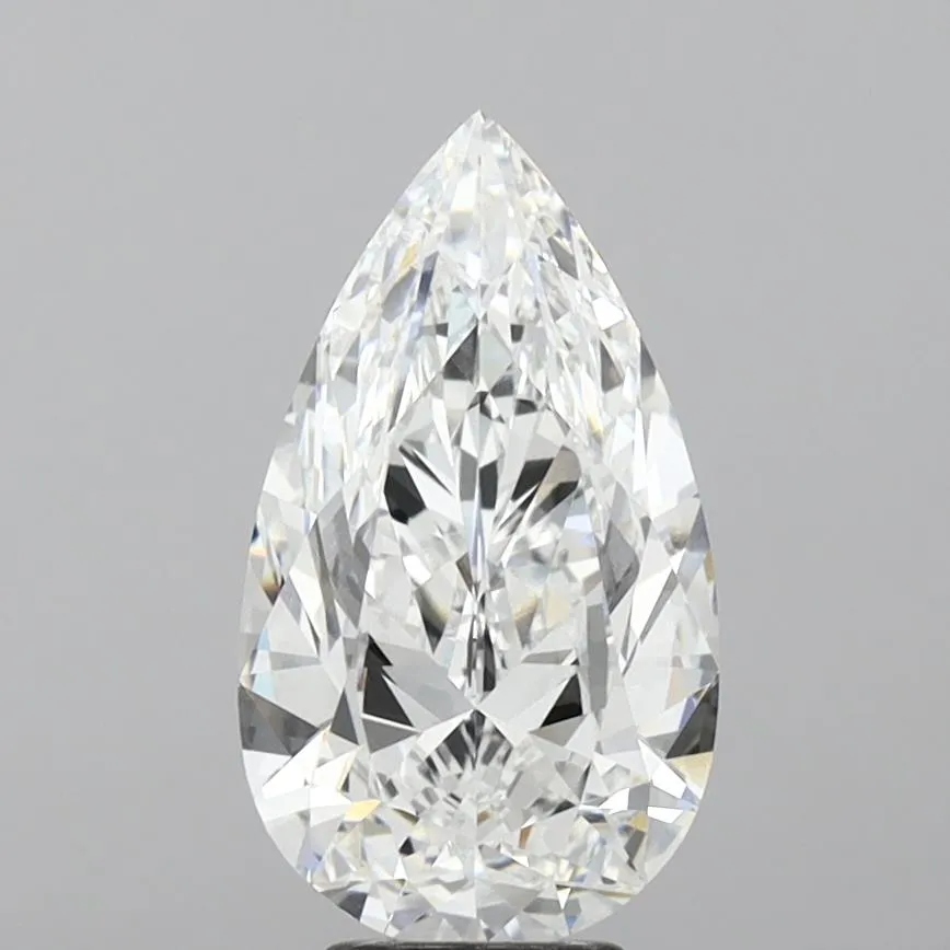 2.90ct Pear Lab Grown Diamond (Colour F, Clarity VS2, IGI Certified)