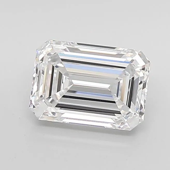 2.91ct Emerald Lab Grown Diamond (Colour D, Clarity VVS1, Cut EX, IGI Certified)