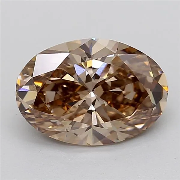 2.99ct Pear Lab Grown Diamond (Colour Fancy Brown, Clarity VS1, IGI Certified)