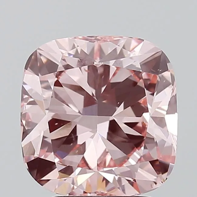 3.00ct Cushion modified Lab Grown Diamond (Colour Fancy Vivid Pink, Clarity VS1, IGI Certified)