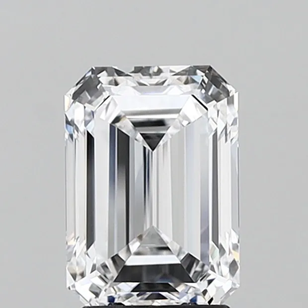 3.00ct Emerald Lab Grown Diamond (Colour D, Clarity IF, IGI Certified)