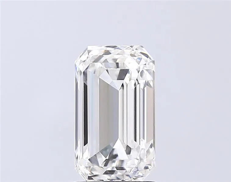 3.00ct Emerald Lab Grown Diamond (Colour D, Clarity VVS2, IGI Certified)