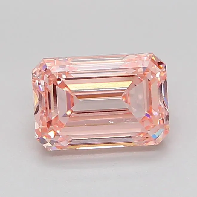 3.00ct Emerald Lab Grown Diamond (Colour Fancy Intense Pink, Clarity VVS1, Uncertified)