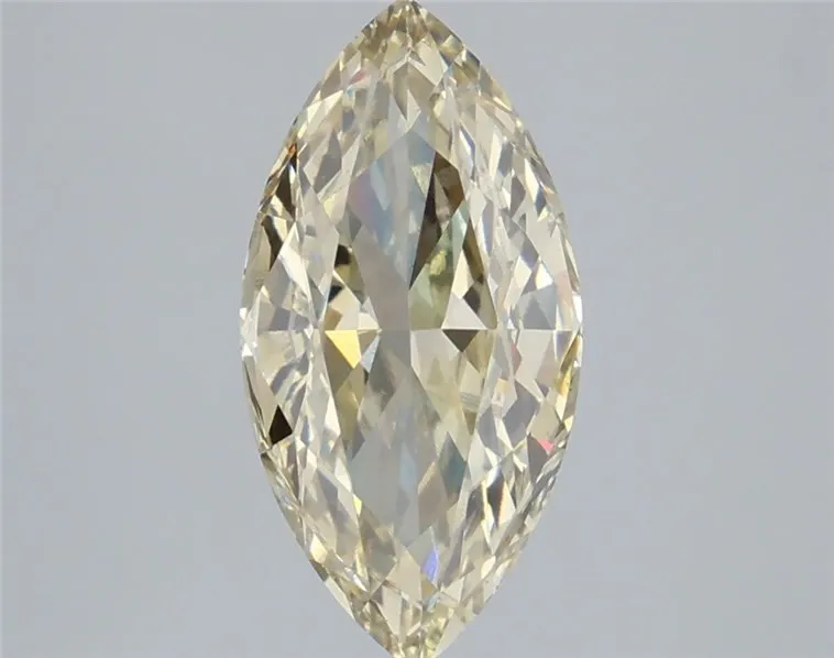 3.00ct Marquise Lab Grown Diamond (Colour Fancy Light Gray Yellow, Clarity VS1, IGI Certified)