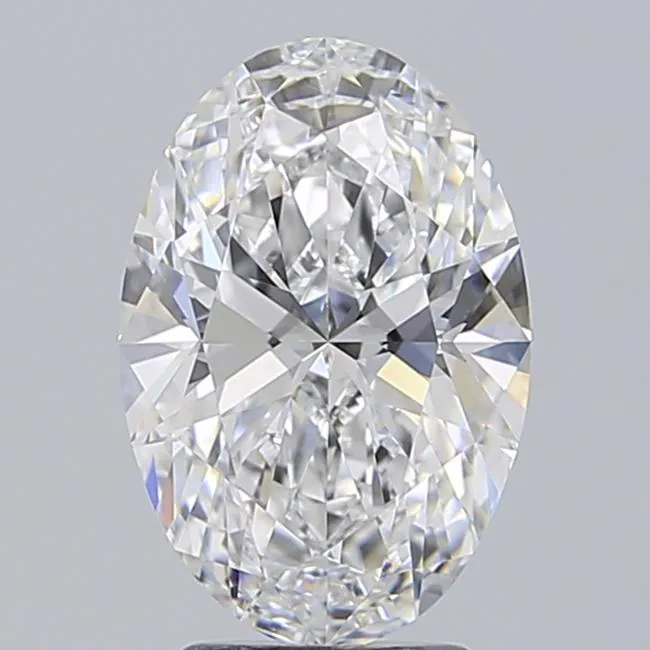 3.00ct Oval Lab Grown Diamond (Colour D, Clarity IF, IGI Certified)