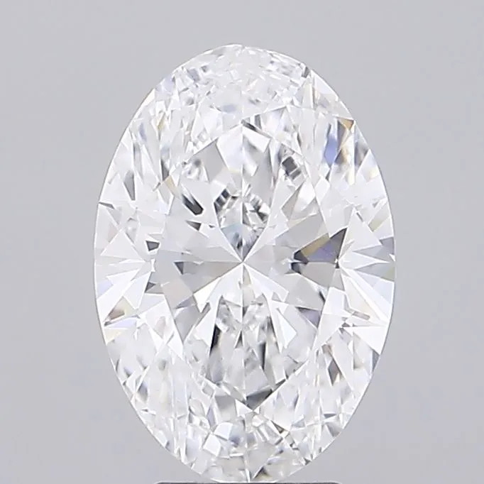 3.00ct Oval Lab Grown Diamond (Colour D, Clarity VVS1, IGI Certified)