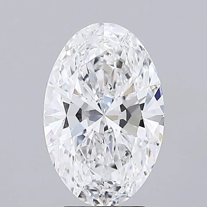 3.00ct Oval Lab Grown Diamond (Colour D, Clarity VVS1, IGI Certified)