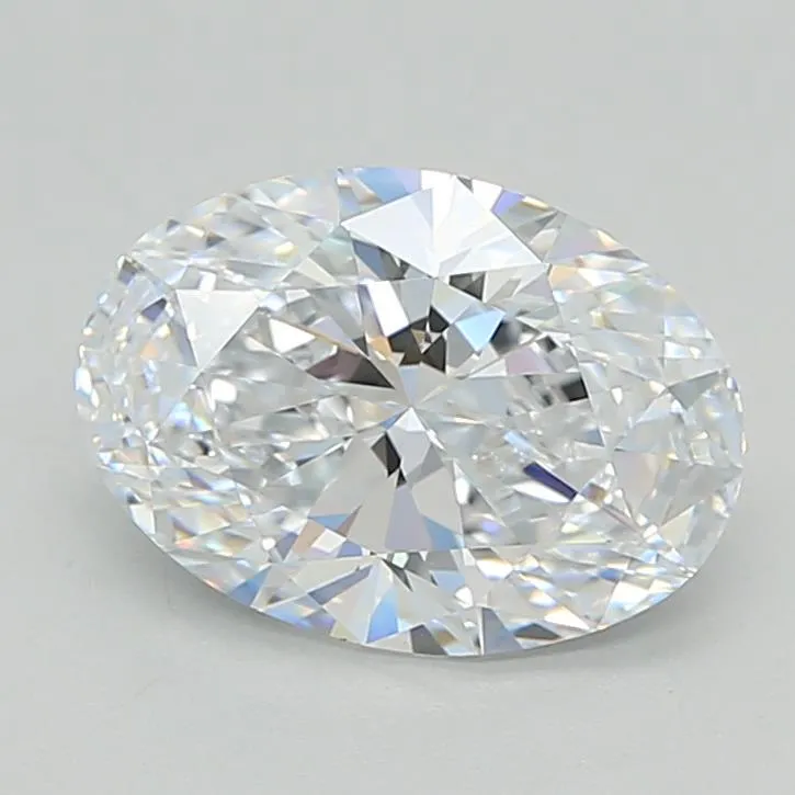 3.00ct Oval Lab Grown Diamond (Colour D, Clarity VVS1, IGI Certified)