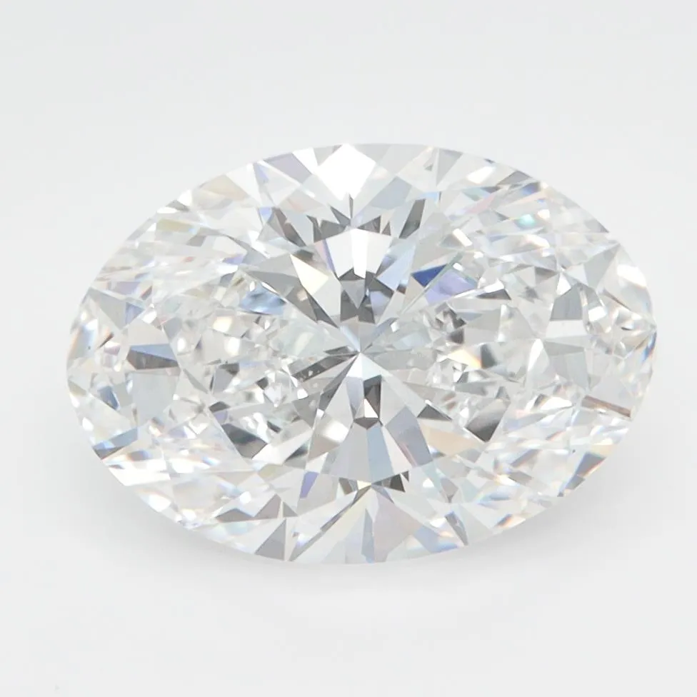 3.00ct Oval Lab Grown Diamond (Colour D, Clarity VVS1, IGI Certified)