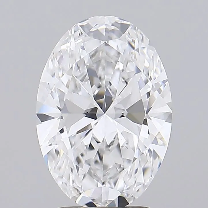 3.00ct Oval Lab Grown Diamond (Colour D, Clarity VVS2, IGI Certified)