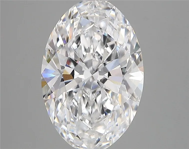 3.00ct Oval Lab Grown Diamond (Colour D, Clarity VVS2, IGI Certified)