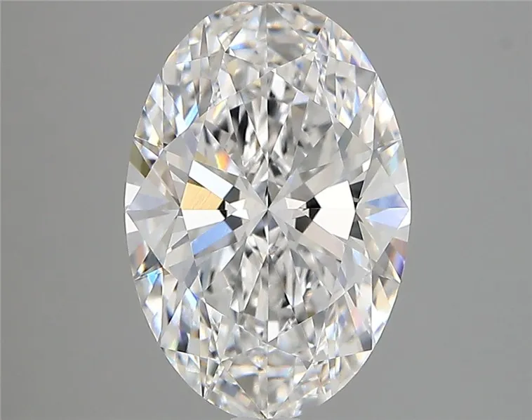 3.00ct Oval Lab Grown Diamond (Colour D, Clarity VVS2, IGI Certified)