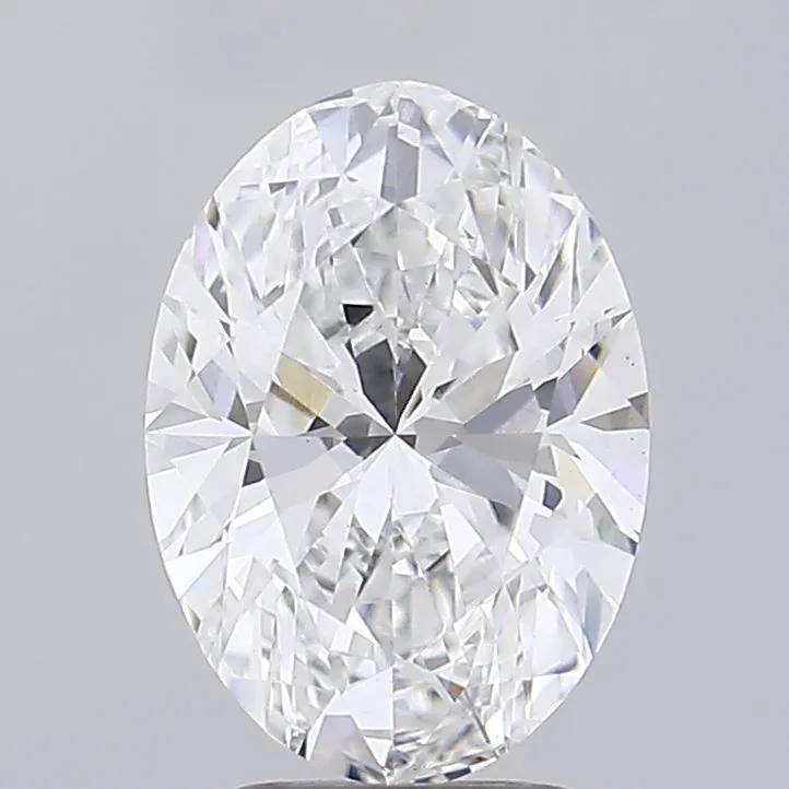 3.00ct Oval Lab Grown Diamond (Colour D, Clarity VVS2, IGI Certified)