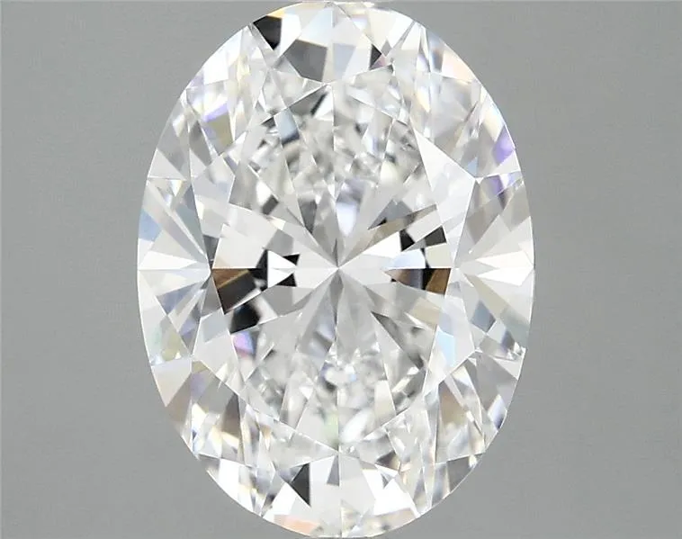 3.00ct Oval Lab Grown Diamond (Colour D, Clarity VVS2, IGI Certified)