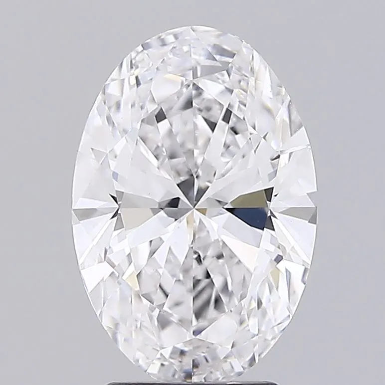 3.00ct Oval Lab Grown Diamond (Colour E, Clarity VVS2, IGI Certified)