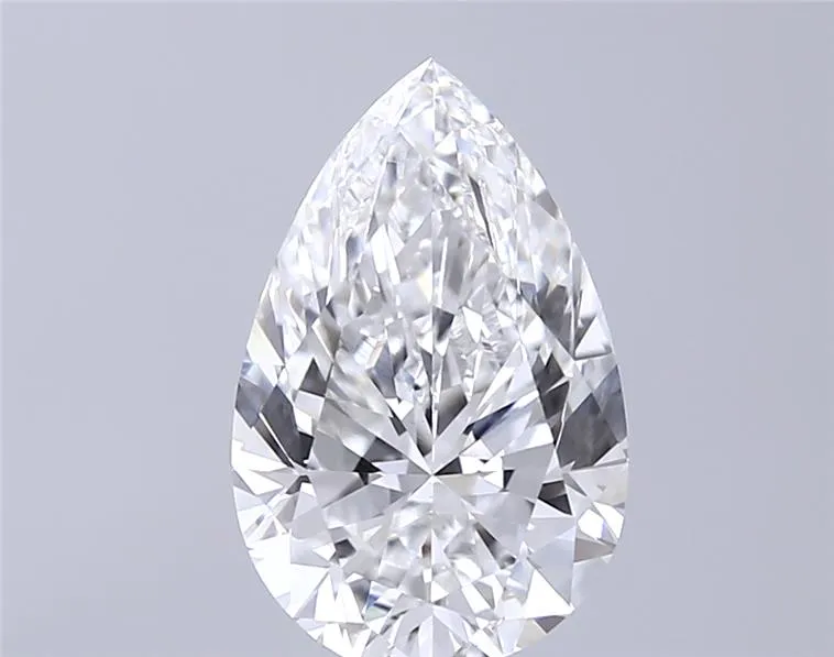 3.00ct Pear Lab Grown Diamond (Colour F, Clarity VVS2, IGI Certified)