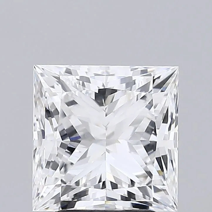3.00ct Princess Lab Grown Diamond (Colour D, Clarity VVS2, IGI Certified)