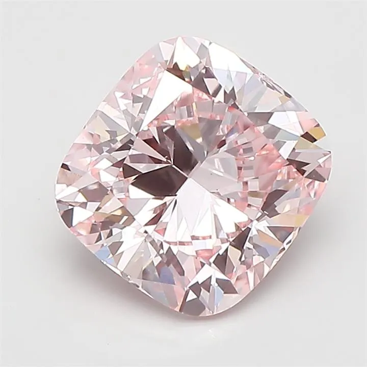 3.01ct Cushion modified Lab Grown Diamond (Colour Fancy Intense Pink, Clarity VS1, IGI Certified)