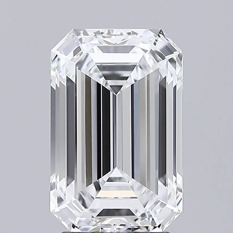 3.01ct Emerald Lab Grown Diamond (Colour D, Clarity VVS1, IGI Certified)